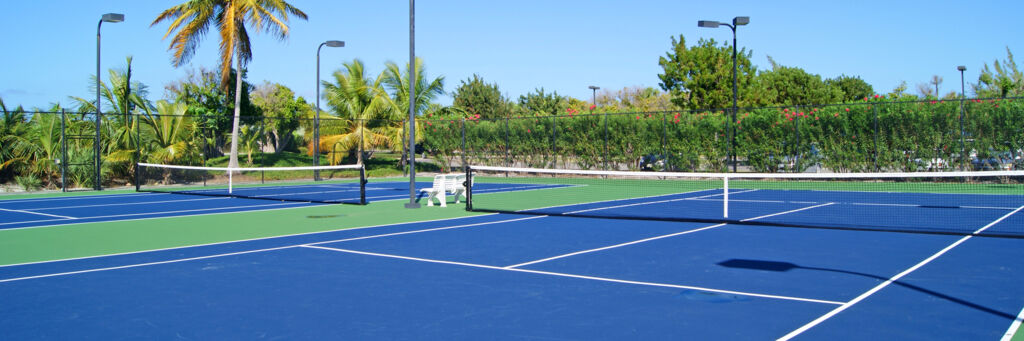 Tennis courts in Turks and Caicos