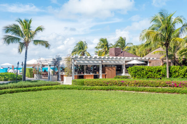 The Grill restaurant in the Turks and Caicos