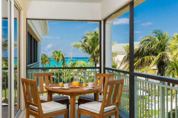 Beach loungers and umbrellas at The Sands