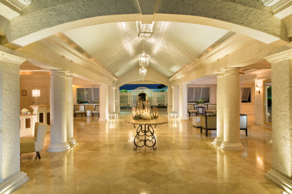 Lobby at The Sands resort in the Turks and Caicos