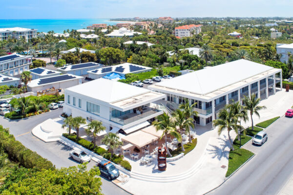 Aerial view of The Terrace and One Season Plaza