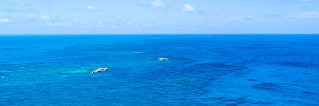 Aerial view of the Three Brothers Rocks