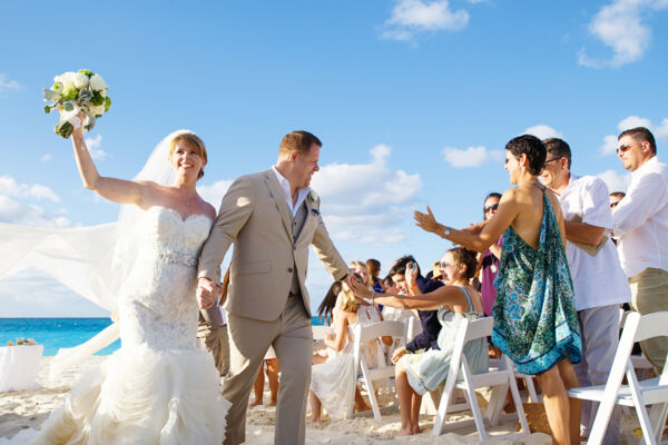 Wedding on Grace Bay Beach