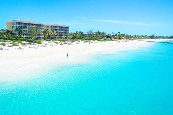 Grace Bay Beach and The Tuscany