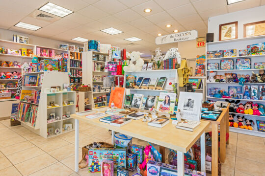 Interior of a bookstore