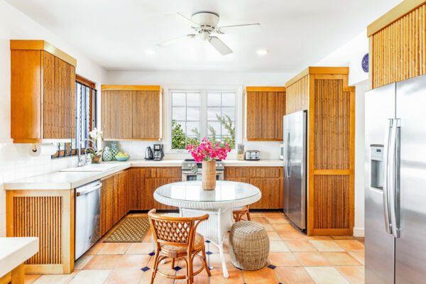 Interior of a villa in Turks and Caicos.