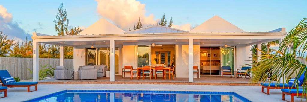 Exterior of Villa Alee in the Turks and Caicos