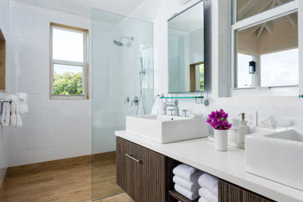 Bathroom in a luxury villa