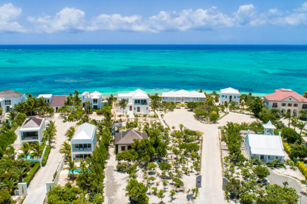 Aerial view of Villa Sandpebble