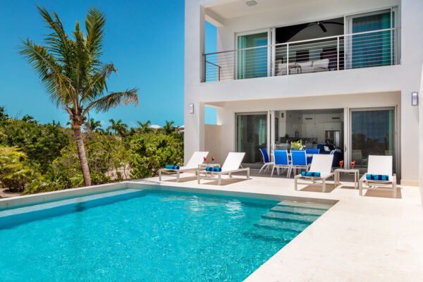 Pool at a luxury villa