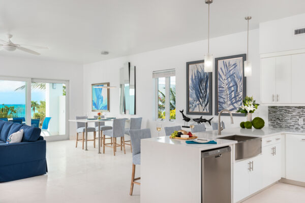 Kitchen in a modern villa