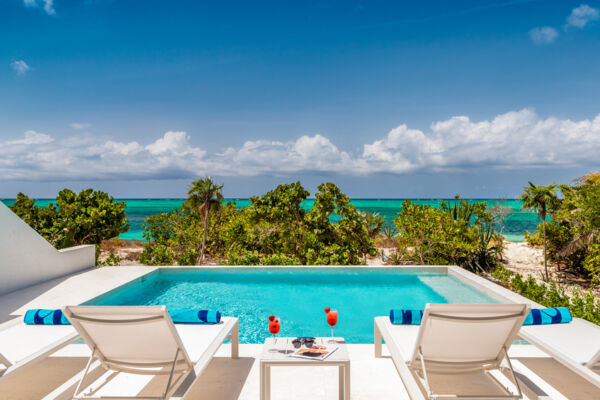 Pool at a luxury villa