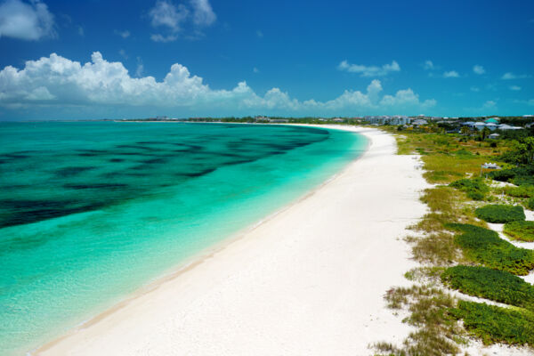 Aerial view of the Bight Beach