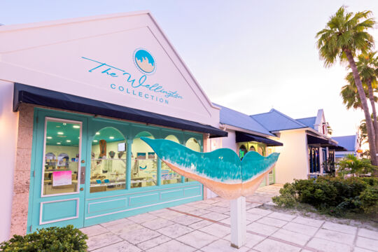 Exterior of the Wellington Collection store in Grace Bay