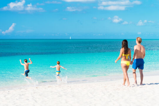 Family on the Bight Beach