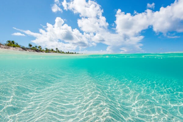 Beach in the West Caicos Marine National Park