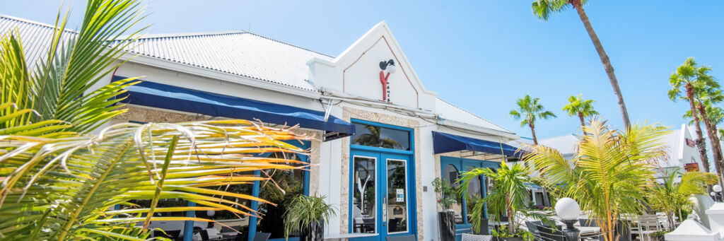 exterior of  Yoshi's Japanese Restaurant in the Turks and Caicos